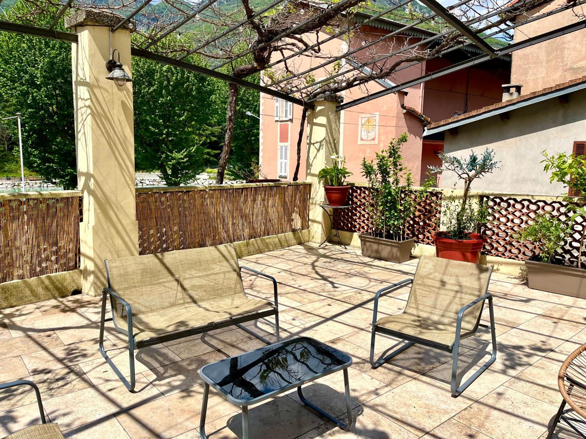 Appartement Terrasse Vue Lac Breil-sur-Roya Exteriér fotografie